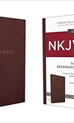 NKJV THINLINE REF IM BURGUNDY