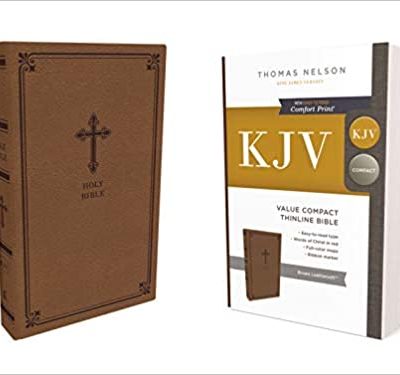 KJV COMPACT VALUE THINLINE BROWN IM