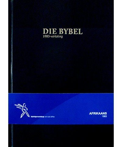 AFRIKAANS 1983 LARGE PRINT BLACK H/C O/P