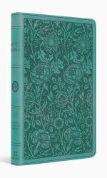 ESV PREMIUM GIFT BIBLE TT FLORAL TEAL