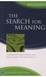 SEARCH FOR MEANING - IBS ECCLESIASTES