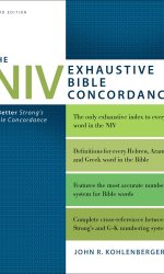 NIV EXHAUSTIVE BIBLE CONCORDANCE 3RD ED