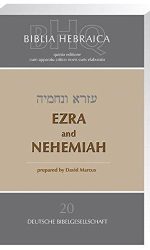 BIBLIA HEBRAICA QUINTA - EZRA & NEHEMIAH
