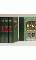 MATTHEW HENRY COMMENTARY 6 VOL SET