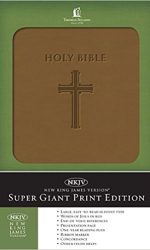 NKJV SUPER GIANT PRINT BROWN