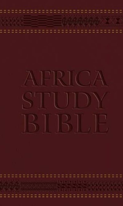 NLT AFRICA STUDY BIBLE BURGUNDY IM L
