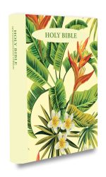 NIV SATIN PRINT EXOTIC FLOWER BIBLE