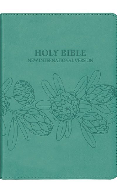 NIV LEATHER TOUCH SEA GREEN PROTEA