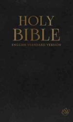 ESV STANDARD SIZE BIBLE BLACK HARDCOVER