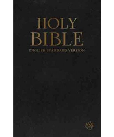 ESV STANDARD SIZE BIBLE BLACK HARDCOVER