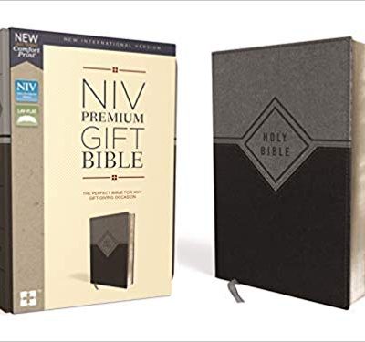 NIV PREM GIFT RED LETTER BLACK/GRAY IM