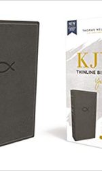 KJV THINLINE YOUTH GRAY IM
