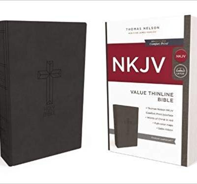 NKJV VALUE THINLINE CHARCOAL IM