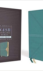 NASB GIANT PRINT THINLINE TEAL IM