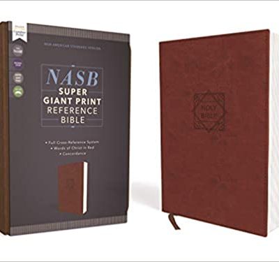 NASB SUPER GIANT PRINT REF IM