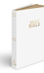 NIV GIANT PRINT LUXURY GIFT ED WHITE O/