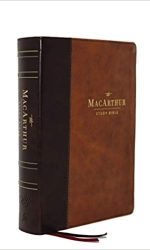 ESV MACARTHUR 2ND ED BROWN IM IDX