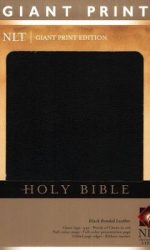 NLT GIANT PRINT BLACK BL O/P