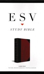 ESV STUDY BIBLE LP TT BROWN/CORDOVAN