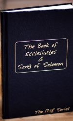 ECCLESIATES, SONG OF SONGS JOURNIBLE