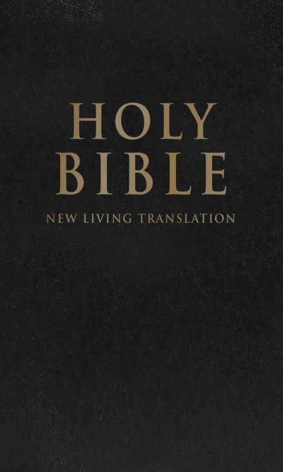 NLT STANDARD SIZE BIBLE BLACK HARDCOVER