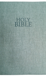 NIV GIANT PRINT LINEN FEEL CALM GREEN