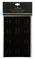 INDEX TABS OT & GOLD ON MATT BLACK AFRIK