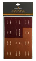 INDEX TABS OT & NT COLOUR CODED AFRIK