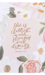 STRENGTH & DIGNITY NOTEBOOK