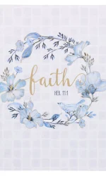 FAITH BLUE WREATH NOTEBOOK