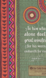 OUR DAILY BREAD DIARY & PLANNER 2026