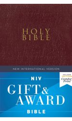 NIV GIFT& AWARD BURGUNDY IM
