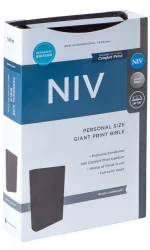NIV PERSONAL SIZE GIANT PRINT IM BROWN