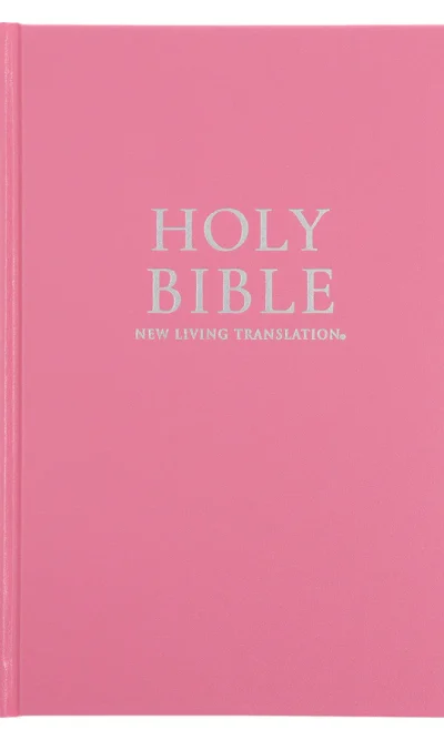 NLT STANDARD SIZE BIBLE PINK HARDCOVER