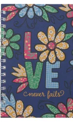 LOVE NEVER FAILS HC WIREBOUND JOURNAL
