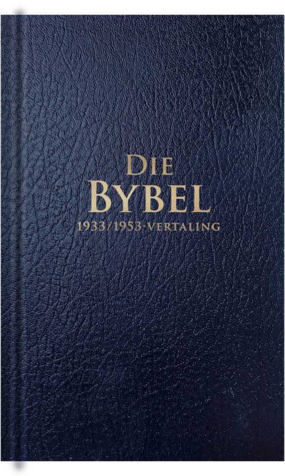 AFRIKAANS 1933/1953 SWART HARDEBAND