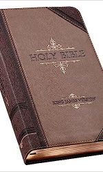 KJV GIANT PRINT TAN & BROWN FLEXCOVER