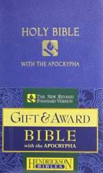 NRSV GIFT & AWARD WITH APOCRYPHA BLUE