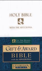 NRSV GIFT & AWaRD WITH APOCRYPHA WHITE