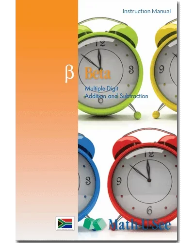 MATH-U-SEE BETA INSTRUCTION MANUAL