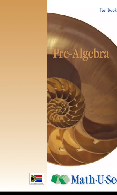 MATH-U-SEE PRE-ALGEBRA TEST BOOK