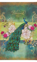 PEACOCK BLESSED HC JOURNAL O/P