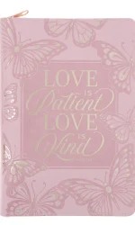 LOVE IS PATIENT ZIPPED JOURNAL IM