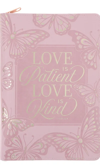 LOVE IS PATIENT ZIPPED JOURNAL IM