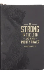 BE STRONG IN THE LORD ZIPPED JOURNAL IM