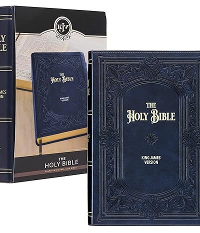 KJV GIANT PRINT TI IM MIDNIGHT BLUE