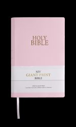 NIV GIANT PRINT VINYL BLUSH PINK