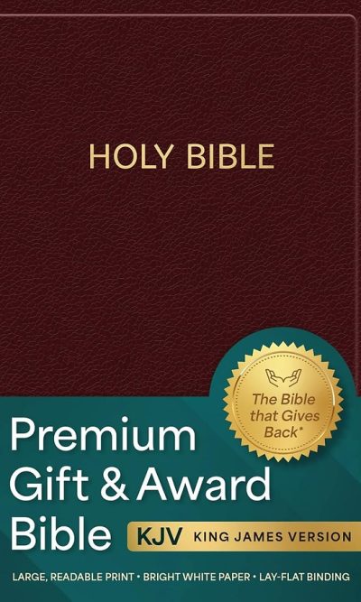 KJV PREMIUM GIFT & AWARD BIBLE BURGUNDY