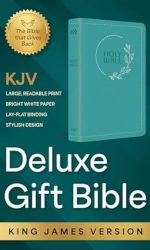 KJV DELUX GIFT BIBLE TURQUOISE